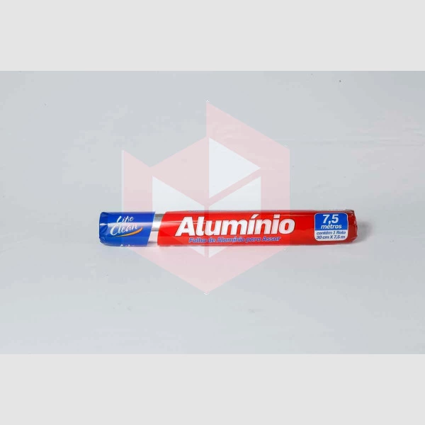 Rolo de aluminio 30cmx7.5m Life Clean 294