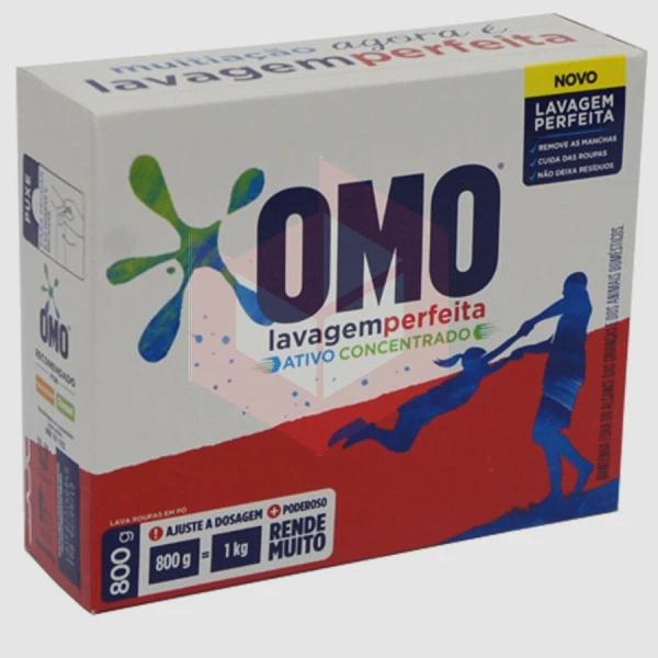Sabão em pó Omo lavagem perfeita 800g