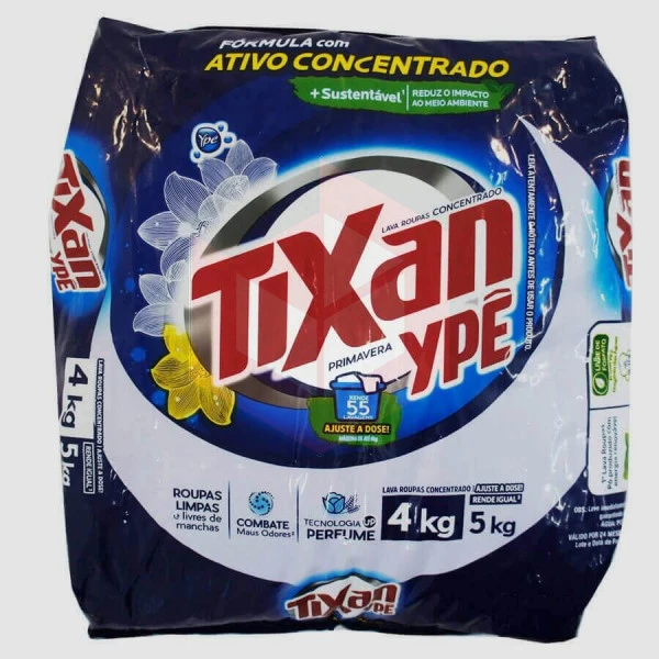 Sabão em pó Tixan primavera 4kg