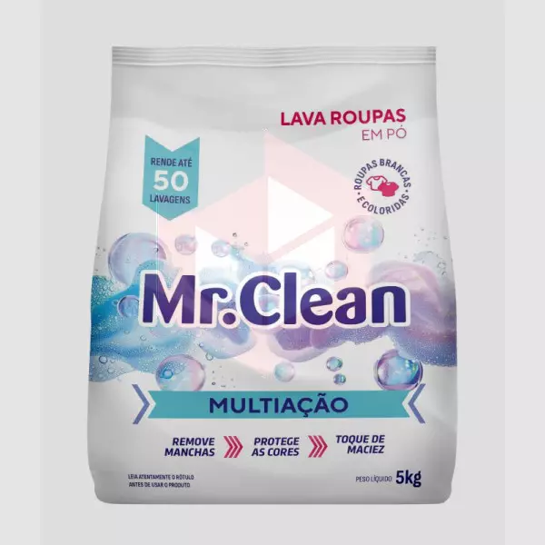 Sabao lava roupas em po Mr.Clean 5kg  