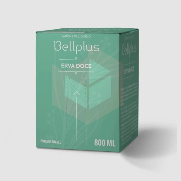 Sabonete liquido erva-doce BellPlus 800ml