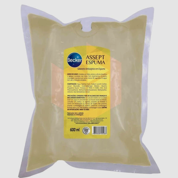 Sabonete espuma assept Becker 600ml R-5263   