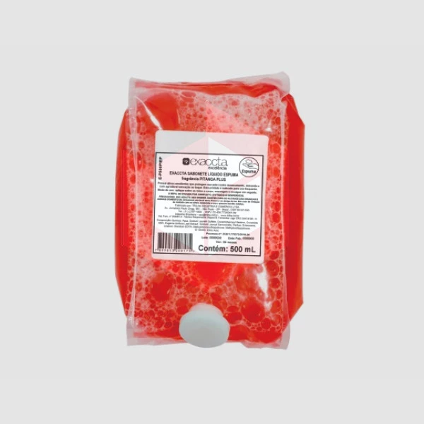 Sabonete espuma pitanga Exaccta 500ml E500PIEP
