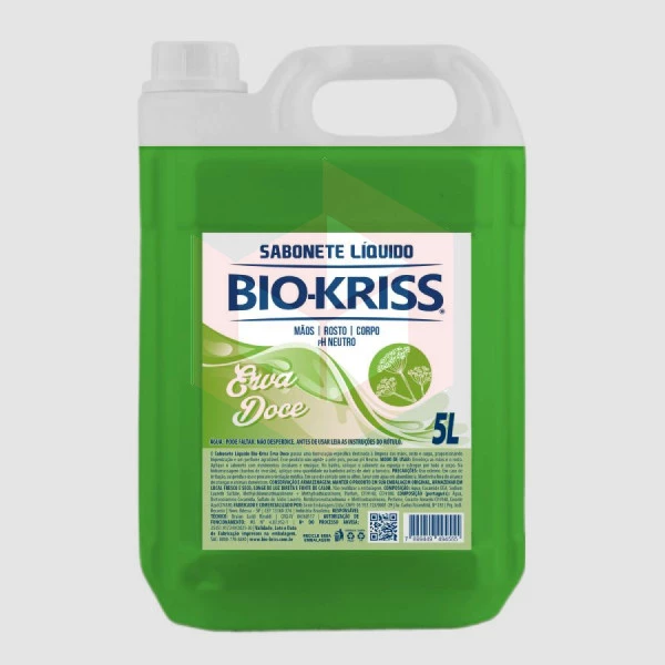 Sabonete liquido erva doce Bio-Kriss 5l 