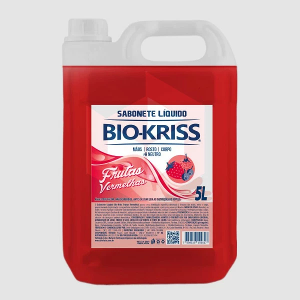 Sabonete líquido frutas vermelhas Bio-Kriss 5l