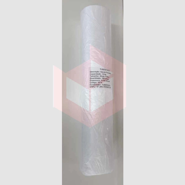Saco plástico picotado 40x59cm Tubespack c/350un 