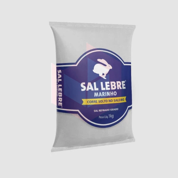 Sal refinado iodado Lebre 10x1kg