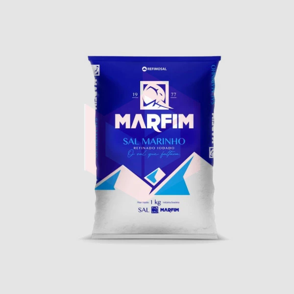 Sal refinado Marfim 1kg 