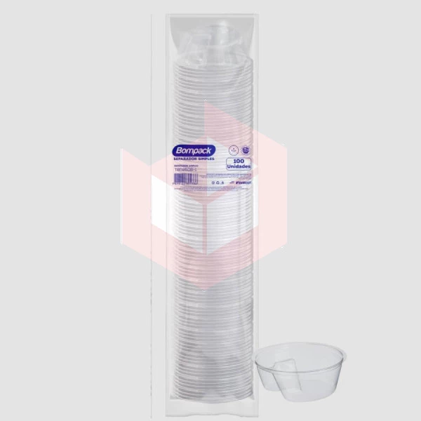 Separador simples pet Bompack 20x100un
