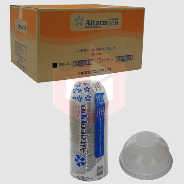 Tampa Altacoppos bolha com furo TPBF452 20x50un 