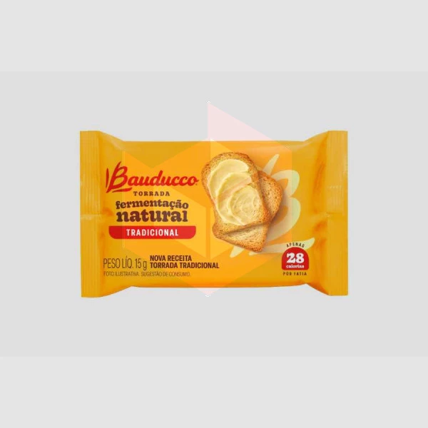 Torrada tradicional sachê Bauducco 126x15g 9322
