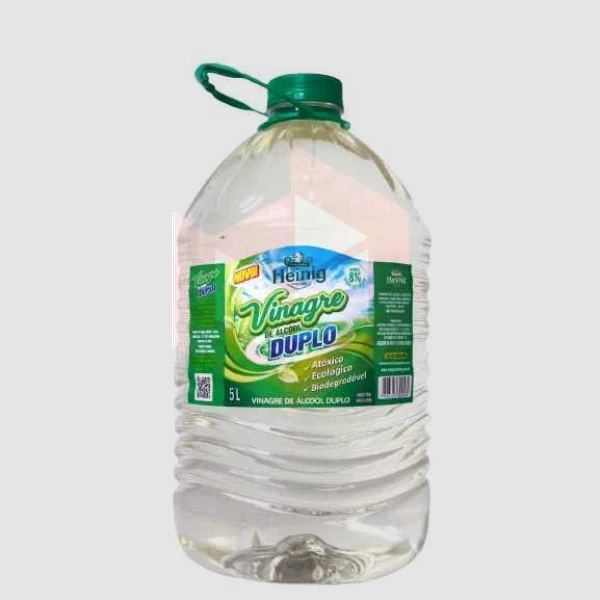 Vinagre de álcool duplo para limpeza 8% acidez Heinig 5l