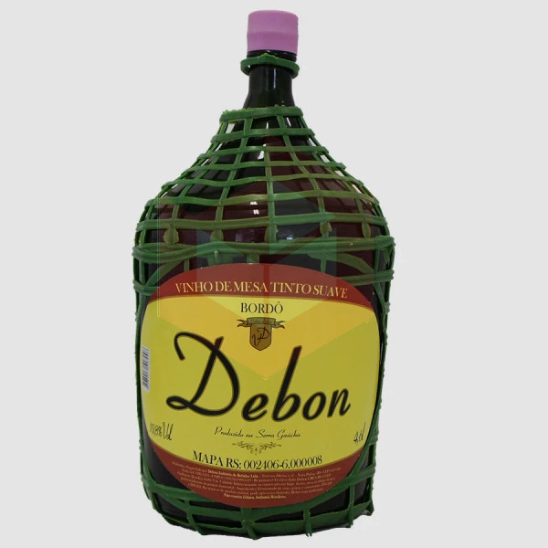 Vinho tinto de mesa suave Debon 4.6l