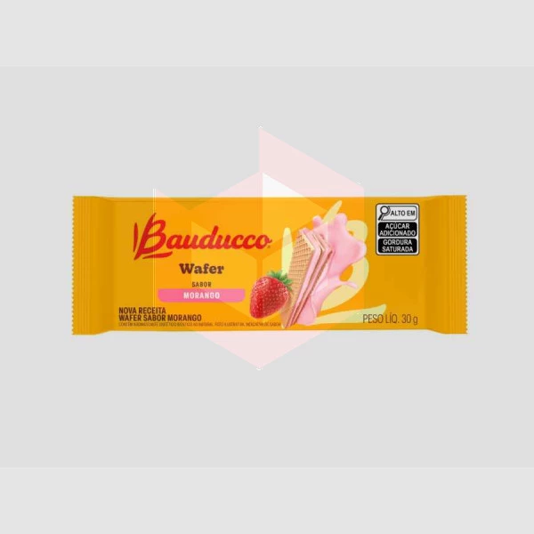 Wafer morango Bauducco 96x30g 5350