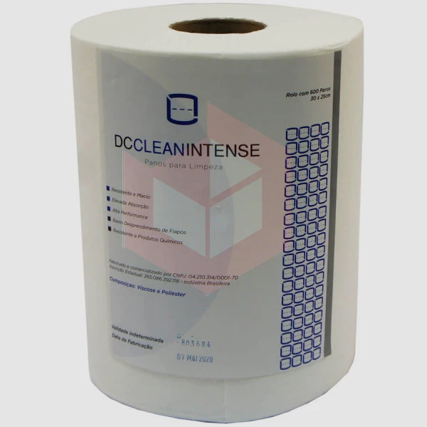 Wipes DC Clean Intense 50 30x25cm c/600un