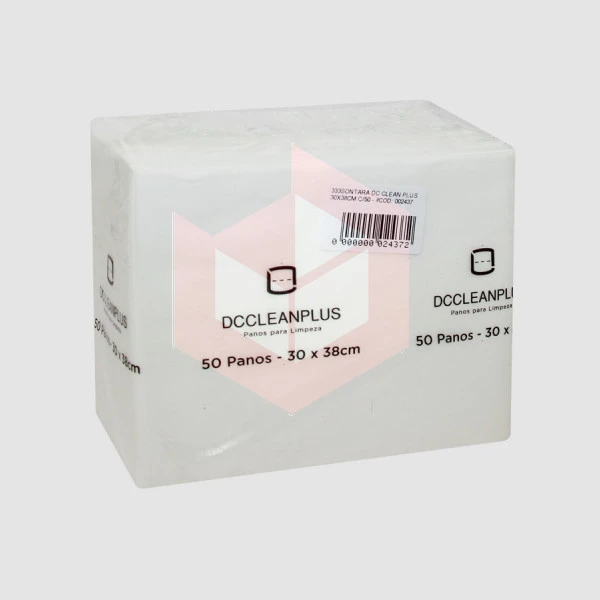 Wipes DC Clean Plus 80 branco 30x34cm 50un