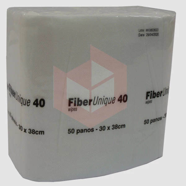 Wipes Fiberunique 40 branco 30x34cm c/50un