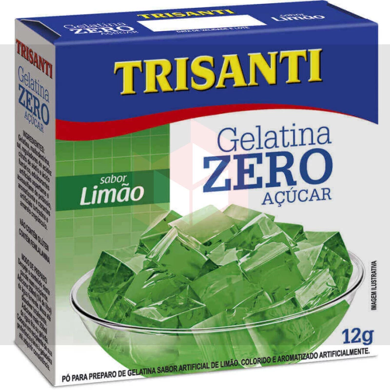 Gelatina de Limão Zero Trisanti 12g | Concorde