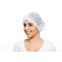 Touca descartável TNT branca Betel c/100un R-1010