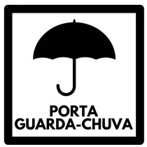 Adesivo para porta guarda-chuva S5DP