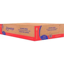 Colher longa Straw 733 preta 18cm 10x50un