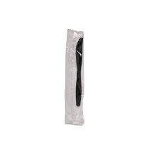 Faca refeição master preta embalada Plastfood c/100un
