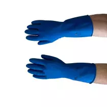 Luva azul pequena Silvermax Lalan