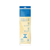 Luva bege media ranhurada handex latex Longaflex