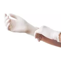 Luva latex com po grande Vabene c/100un 
