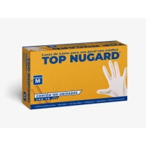 Luva latex com po media Top Nugard c/100un  