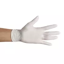 Luva latex com po pequena Medix c/100un 