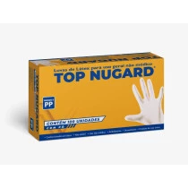 Luva latex com po pp Top Nugard c/100un  
