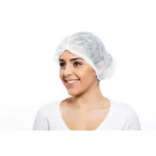Touca descartável TNT branca Betel c/100un R-1010