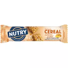Barra de cereal aveia banana e mel Nutry 24x22g