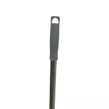 Cabo aluminio liso 140cm c/furo s/rosca manopla cinza