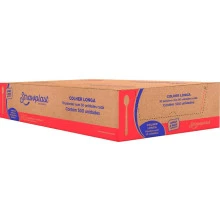 Colher longa Straw 733 preta 18cm 10x50un