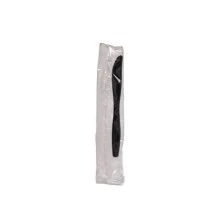 Faca refeição master preta embalada Plastfood c/100un