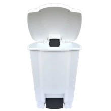 Lixeira com pedal 50l branca Nycol