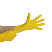 Luva amarela grande Medix