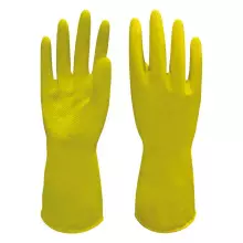 Luva amarela media multi uso Lalan 