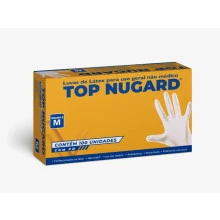 Luva latex com po media Top Nugard c/100un  