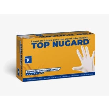 Luva latex com po pequena Top Nugard c/100un  
