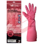 Luva rosa grande ranhurada Volk