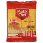 Pudim de milho curau com leite Pratik Chef 540g