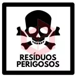 Adesivo coleta seletiva residuos perigosos S5RP 