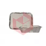 Bandeja aluminio 1500ml Life Clean c/100un - 1144