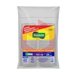 Pote redondo com tampa 140ml Rioplastic c/24un