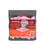 Touca descartavel tnt rosa Vabene com 100un R6747