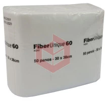 Wipes Fiberunique 60 branco 30x34cm c/50un