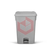 Lixeira com pedal 15l cinza Bralimpia CP1SCZ